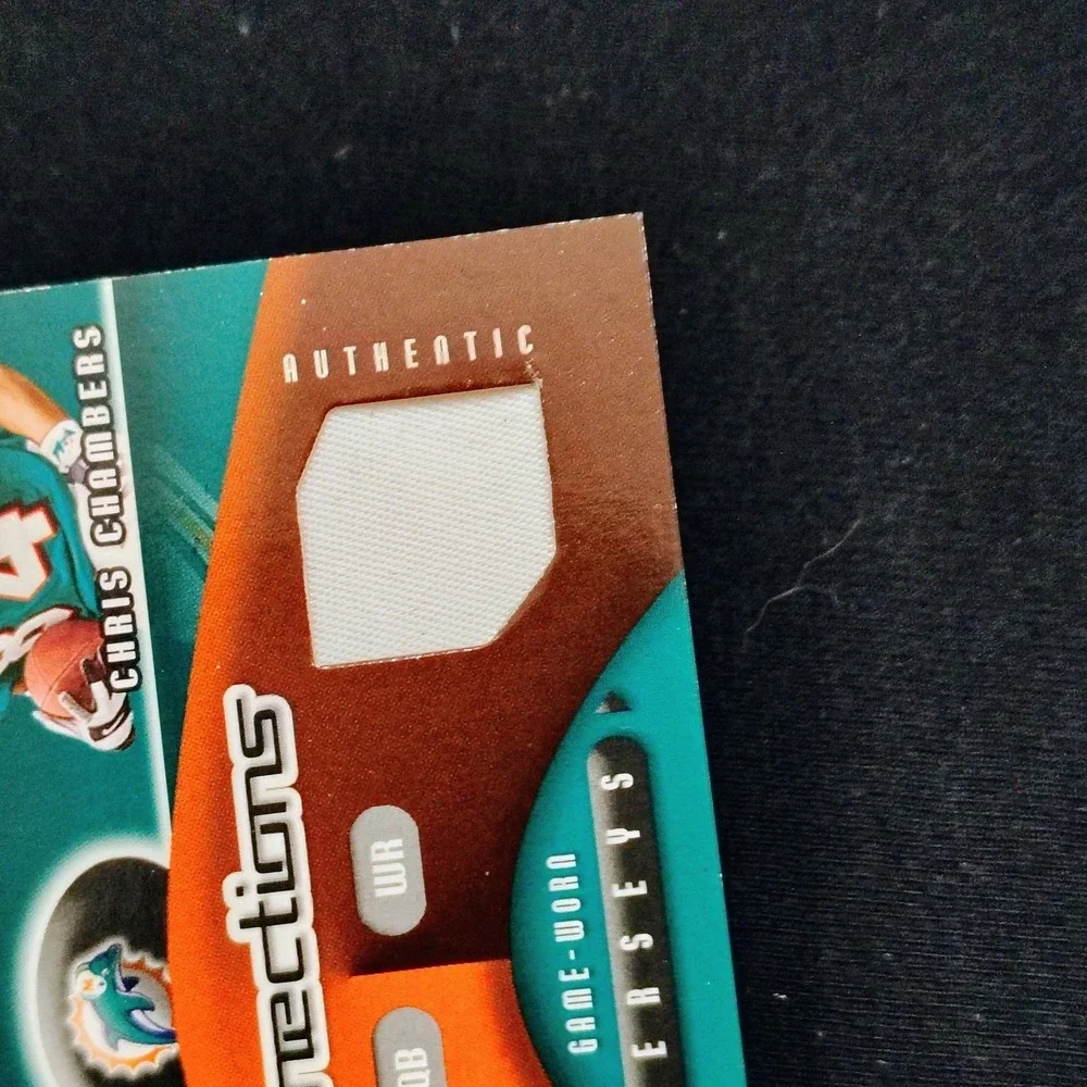 2002 Playoff Prestige Connections #C-3 Jay Fiedler Chris Chambers Miami Dolphins